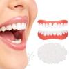 Giural Smile Teeth Veneers, 1 Pairs Instant Veneers Dentures, Clip in Veneers Teeth Top and Bottom, Fake Teeth Veneers, Snap on Veneers Teeth, Snap on Dentures False Teeth for Men and Women view 1