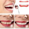 Giural Snap on Veneers Fake Teeth, Clip in Veneers Teeth, Clips on Veneers Top and Bottom, Instant Veneers Dentures, Snap on Dentures, False Teeth Veneers for Men and Women Cover Imperfect Teeth view 2