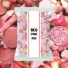 1kg PINK Sweets Pick & Mix Selection | Baby Shower, Birthday, Sweet Gift By Snack Saver view 1