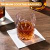 FOCUSLINE 200 Count Linen-Feel Disposable Cocktail Napkins -Square White Beverage Napkins - Soft and Absorbent Bulk Party Paper Napkins for Bar, Restaurant, Caf, Wedding, Dinner or Events view 3