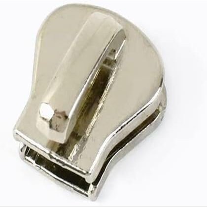 10Pcs 8#,10# Zipper Heads for Resin Zippers Garment Pocket Zip Sliders Zips Repair Kits DIY Sewing Bags Accessories(Chrome,No10)