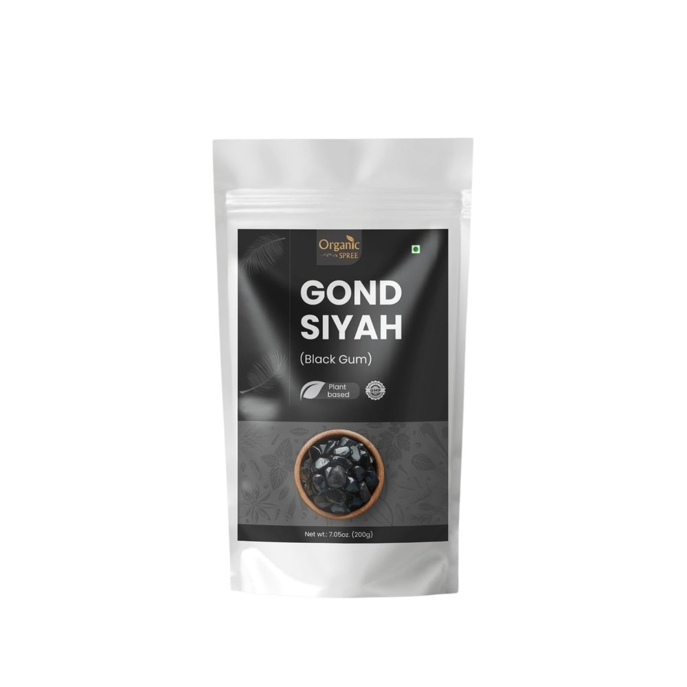 Organic Spree GOND SIYAH 200grams (7.05oz) | Black Gum | Pure and Natural