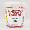 Pick n Mix Retro Hearts Jelly Halal Sweets. Premium Quality for Kids & Adults Christmas, EID, Wedding Candy Carts, Gift and Sharing. 500g / 1kg bulk buy (500G) view 1