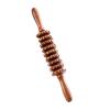 Beech Wood Yoga Massage Roller Lumbar Cervical Shoulder Back Leg Wooden Stick Thin Body Meridian Fitness Massager(Type d) view 1