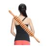 Beech Wood Yoga Massage Roller Lumbar Cervical Shoulder Back Leg Wooden Stick Thin Body Meridian Fitness Massager(Type d) view 4