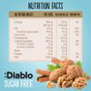 Diablo No Added Sugar Cinnamon & Walnut Cake  Healthy Snacks Sweet Treat, Cakes and Desserts for All, Ideal for Snack Time, Tea & Party Treat, Halal & Kosher Approved  200g (Pack of 4) view 2