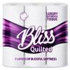 Toilet Tissue Rolls Quilted Strong & Super Absorbent 3-Ply White Luxuriously Soft Bathroom Tissue (9) view 2
