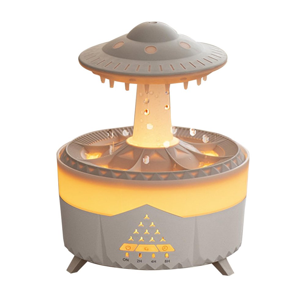 Rain Cloud Humidifier Diffuser, Raindrop Humidifiers for Bedroom Air Diffuser Rain Humidifier Essential Oil Diffuser with 7 Colors LED Lights Vaporizers for Nursery, Family, Bedroom and Office