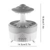 Rain Cloud Humidifier Diffuser, Raindrop Humidifiers for Bedroom Air Diffuser Rain Humidifier Essential Oil Diffuser with 7 Colors LED Lights Vaporizers for Nursery, Family, Bedroom and Office view 2