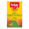 Brown Ciabatta Rolls 200G, Gluten and wheat free brown ciabatta rolls, With buckwheat and sourdough, High in fibre, Lactose and wheat-free, Suitable for vegans view 1