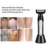 Back Shaver for Men, Electric Back Shavers, Mens Back Groomer,Extreme Reach Removable Handle, Self-Service Back Hair Shaver, Body Hair Trimmer Grooming Kit for Wet Dry view 3