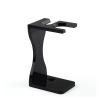 WENH Acrylic Shaving Brush Stand, Men's Razor Stand Holder For Brush Maintain Traditional Wet Shave Tool Black view 1