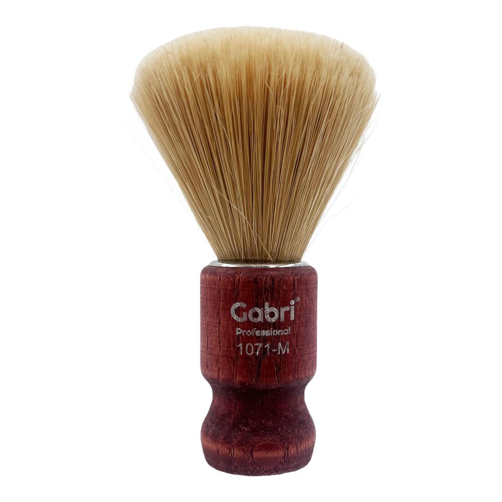 Gabri Shaving Brush Wooden Authentic - Premium Handmade Shaving Brush - Luxury Barber Shaving Brush - Perfect Gifts for Men, Boyfriends, Fathers (1071M 13.5cm)