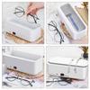 FRCOLOR Portable Multi-functional Jewelry Cleaner and Denture Cleaning Case with USB Charging, White Abs Material, Suitable for Watches and Glasses, Capacity under 300ml view 2