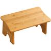 FRCOLOR Wooden Step Stool for Adults Portable Footstool Cushion for Bench for Office Under Desk Use Non-Skid Surface Bed Stool for Daily Use view 1