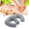Sharplace Breast Pillow SPA Massage Chest Cushion,Massage Table Rest Pillow Hollow Pillow Beauty Salon Breast Support Pillow for Travel, Gray view 3