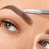 Eyebrow Tweezers - Tweezers For Eyelash | Precision Tweezer | Tweezers Makeup Tools | Stainless Steel Eyelash Tweezer For Women | Slant Pointed Precision Tweezing Tool For Eyebrows Ingrown Hair Remova view 2