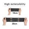 12 Rolls Self-Adhesive Football Sock Tape 5cm x 4.5m Self Adherent Cohesive Bandages Wrap First Aid Athletic Sports Tape for Wrist Ankle Pet & Vet Wrap for Dogs, Horse (Black) view 3