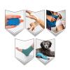 12 Rolls Self-Adhesive Football Sock Tape 5cm x 4.5m Self Adherent Cohesive Bandages Wrap First Aid Athletic Sports Tape for Wrist Ankle Pet & Vet Wrap for Dogs, Horse (Black) view 4