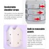 SXTYFBB Thoracolumbar Fixed Spinal Brace, Cervical Thoracic Traction Device with Dual Airbags, Elasticity Adjustable and 360 Wrapping, User Friendly Wide Strap Design, for Kyphosis, Mild Scoliosis view 3