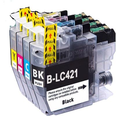 Accessories Compatible with Compatible Ink Cartridge Replacement LC421 Suitable for Brother DCP-J1050DW MFC-J1010DW DCP-J1140DW Ink Printer