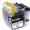 Accessories Compatible with Compatible Ink Cartridge Replacement LC421 Suitable for Brother DCP-J1050DW MFC-J1010DW DCP-J1140DW Ink Printer view 1
