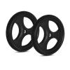 1 Pair 12/16 Inch Wheelchair Wheels Replacement, Solid Polyurethane Rear Wheel, ABS Plastic Wheel Hub, 1/2" Metal Bearings(12in/31cm) view 1
