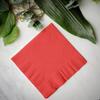 Tezraftaar 1000 x Swantex Paper Napkins Disposable 33cm x 33cm 2Ply Red Serviettes Tissue Paper for Catering Supply Tableware Weddings Christmas Birthday Parties view 3