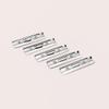 Groomixx Premium Quality Eyebrow Razor Metal Handle Biodegradable Replaceable Razors Face Shaving for Women (5 x Refills) view 3