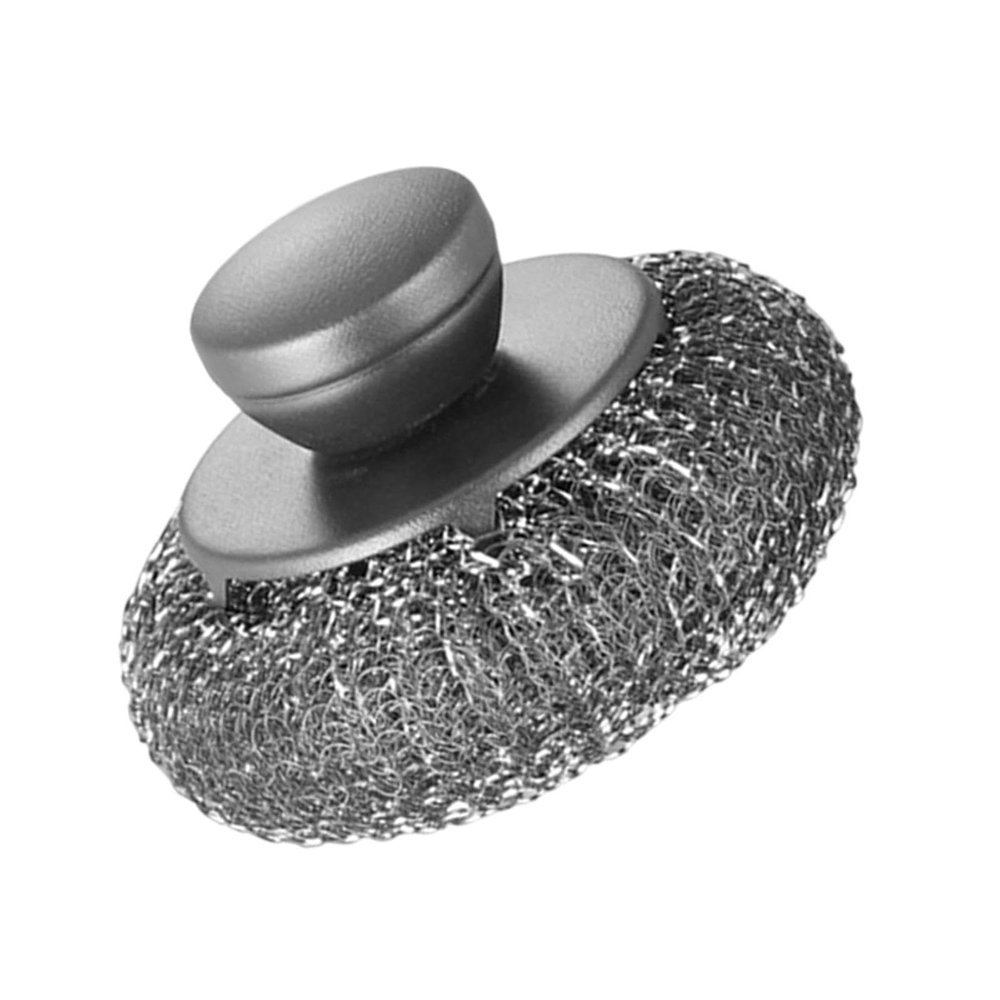 Steel Scrubber Wool Pads Long Handled Steel Wool Scrubber Brush