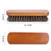 MKEMQXBEP 1PC Handle Dashboard Details Polishing And Cleaning Brush Horse Hair Wood Brush Leather Shoe Care And Cleaning Shoe Brush(A2) view 2