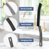 MAWR - Pack of 6 Crevice Cleaning Brush Dense Brsitles Gap Cleaning Brush Crevice Cleaning Tool for Narrow Corners in home Kitchen Bathroom and Window Groove - 3 Pcs, Black view 2
