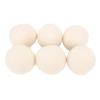 Wool Dryer Balls, 6Pcs Wool Felt Dryer Balls Reusable Fabric Softener Balls, Eliminates Static Electricity Laundry Drying Balls, Skin Friendly (7.5cm) view 1