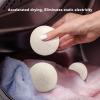 Wool Dryer Balls, 6Pcs Wool Felt Dryer Balls Reusable Fabric Softener Balls, Eliminates Static Electricity Laundry Drying Balls, Skin Friendly (7.5cm) view 4