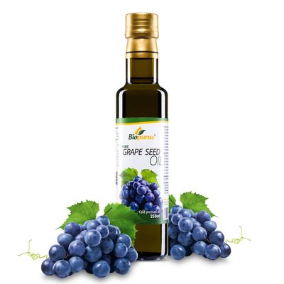 Biopurus Premium Cold Pressed Grape Seed Oil 250ml