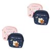 FRCOLOR 4pcs Sanitary Napkin Bag Washable Period Bag for Girls Small Multi-Function Sanitary Pad Pouch Portable for School view 1
