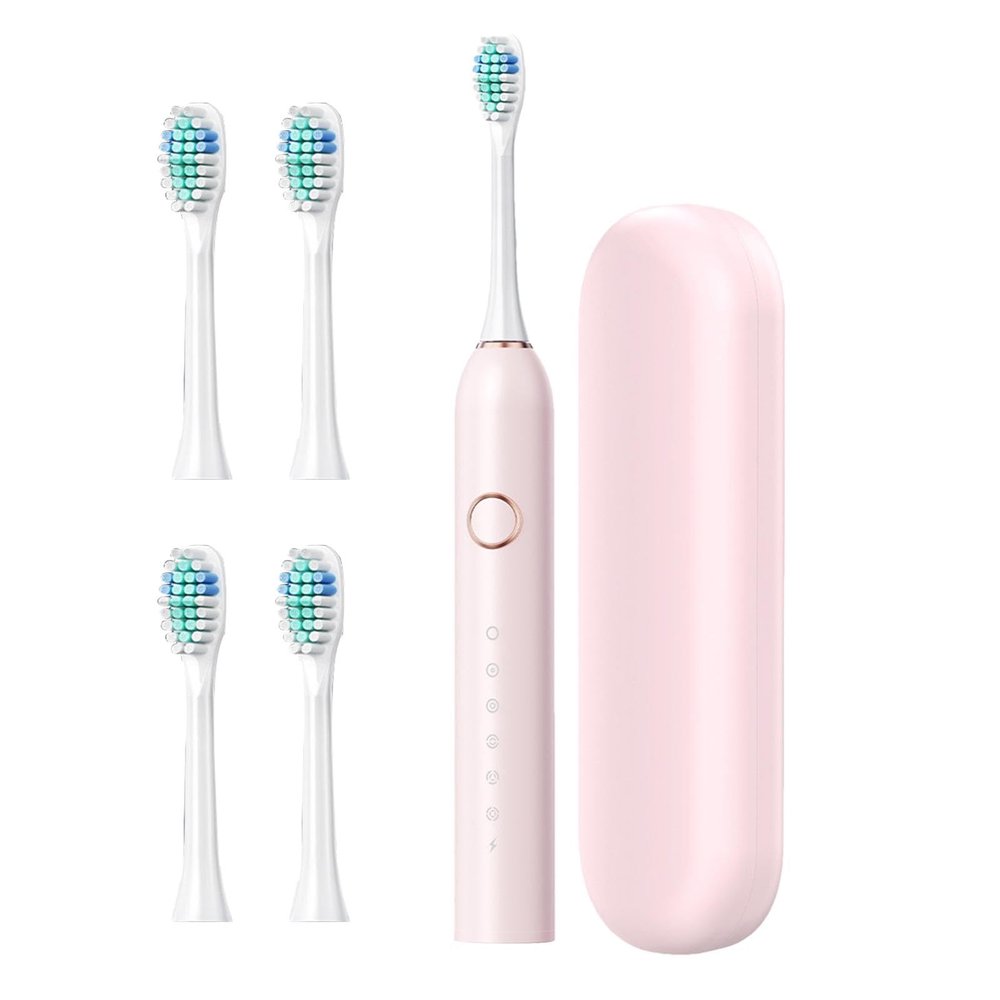 Adult Electric Toothbrush | Electric Toothbrush with Case,40000 VPM Deep Clean 6 Modes Toothbrush Travel Case Included Fast Charge 3 Hours Lasts 180 Days Smart Timer for Adults