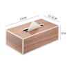 DFHS46JK Tissue Box Cover Walnut Tissue Box Solid Wood High-end Commercial Hotel Drawer Box Upscale Light Luxury Decorative Tissue Box In Living Room(Large) view 2