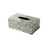 DFHS46JK Tissue Box Cover Exquisite Home Drawer Box Living Room Coffee Table Ornaments Storage Box Light Luxury Shell Decorative Tissue Box In Living Room view 1