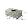 DFHS46JK Tissue Box Cover Exquisite Home Drawer Box Living Room Coffee Table Ornaments Storage Box Light Luxury Shell Decorative Tissue Box In Living Room view 2