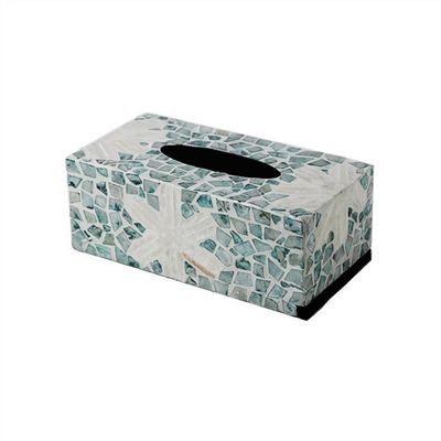 DFHS46JK Tissue Box Cover Light Luxury Shell Decorative Tissue Box Exquisite Home Drawer Box Living Room Coffee Table Ornaments Storage Box In Living Room