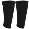1 Pair Soccer Shin Guard Socks Double Layer Shin Pad Sleeves for Football Training Black (Teen/M) view 1