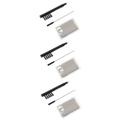 minkissy 9pcs Comprehensive Hearing Aid Cleaning Supplies Brush Rod Wax Remover Random Color