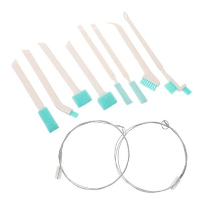 Zerodeko Ice Maker Cleaning Brush Set 8 Gap Brushes 2 Tube Brushes for Ice Machine Refrigerator