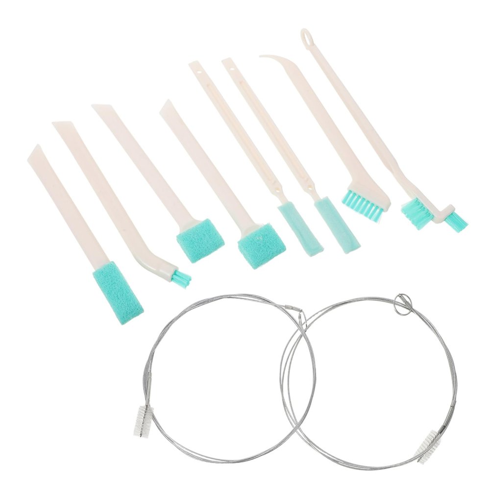 Zerodeko Ice Maker Cleaning Brush Set 8 Gap Brushes 2 Tube Brushes for Ice Machine Refrigerator