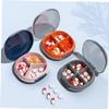 minkissy Travel Pill Organizer Case Grid Sealed Medicine Storage Box for Compact Daily Use view 4