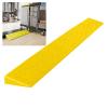 0.4 to 4" Rise Transition Wheelchair Ramp, 660 LBS Capacity Threshold Ramps, Portable Lightweight Plastic Handicap Ramp, for Wheelchair, Stroller, Cuttable(Yellow,99*10*4cm/39*3*1.6in) view 1