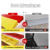 0.4 to 4" Rise Transition Wheelchair Ramp, 660 LBS Capacity Threshold Ramps, Portable Lightweight Plastic Handicap Ramp, for Wheelchair, Stroller, Cuttable(Yellow,99*10*4cm/39*3*1.6in) view 4