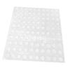 Healeved Bump Dots Stickers 100pcs Silicone Anti-Collision Pads Low Vision Door Bumpers Reusable Adhesive Furniture Protectors for Visually Impaired Users view 1