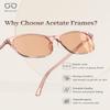 Bloomoak Rose Tinted Migraine Glasses, FL- Flex Light Sensitivity Relief Glasses for Fluorescent LED Glare, Photophobia, Eye Strain (Cinnamon Rose - 70% - Transparent Petal Pink(For Outdoor)) view 4